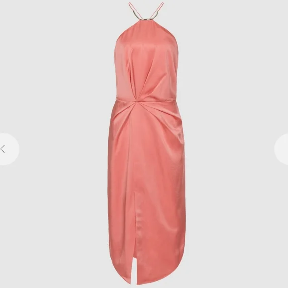 NWT REISS | Halter Cocktail Dress - Picture 8 of 8